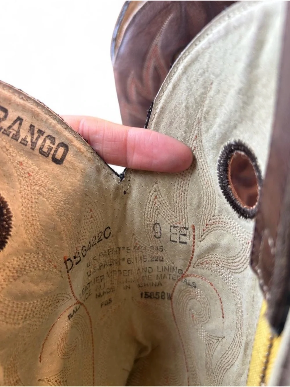 Durango Two-Tone Brown Leather Western Boots